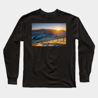 Sunrise with Pen y Fan and Corn Du Long Sleeve T-Shirt